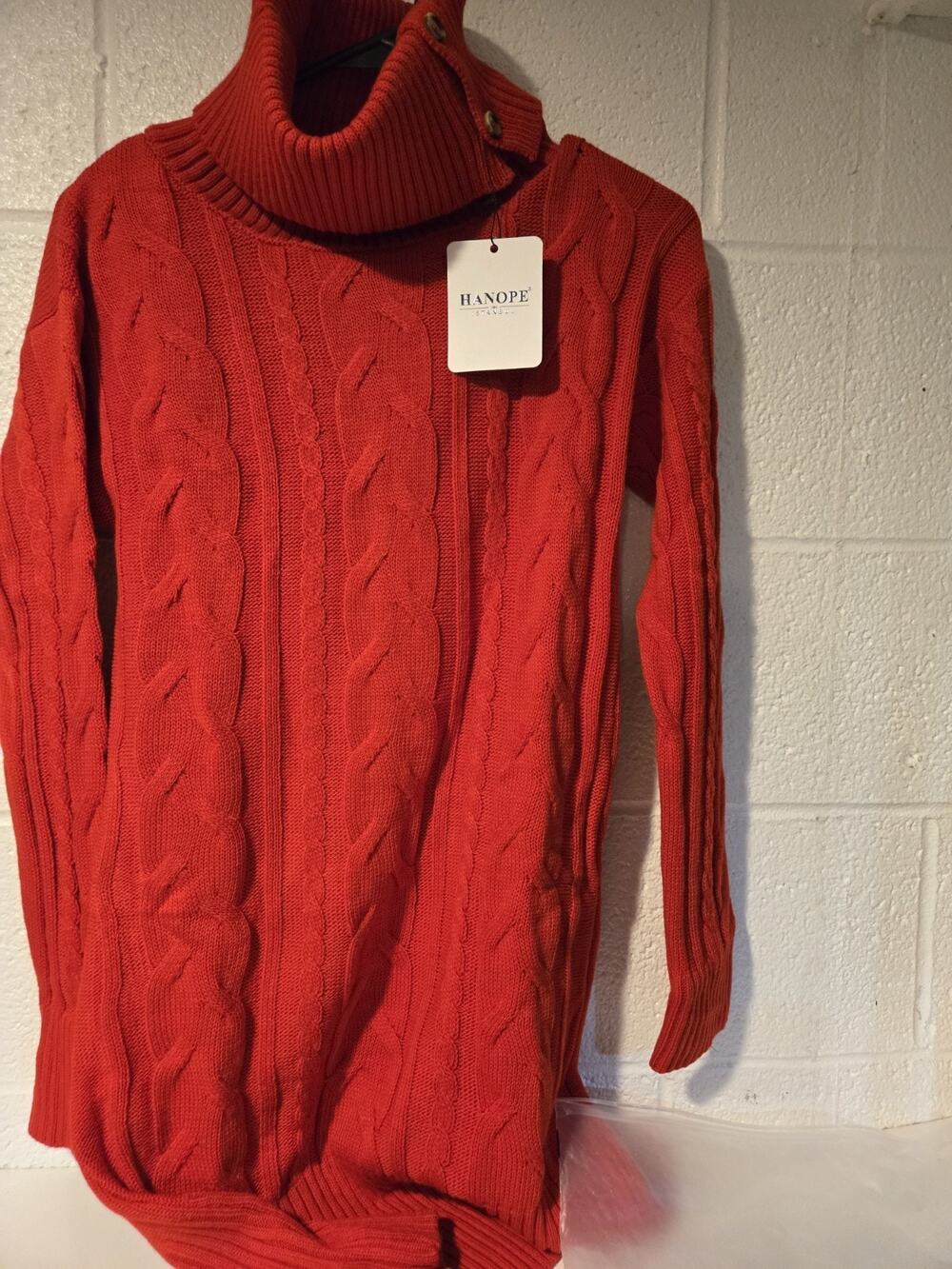 Hanope Istanbul Womens Sweater Red Size S New With Tags